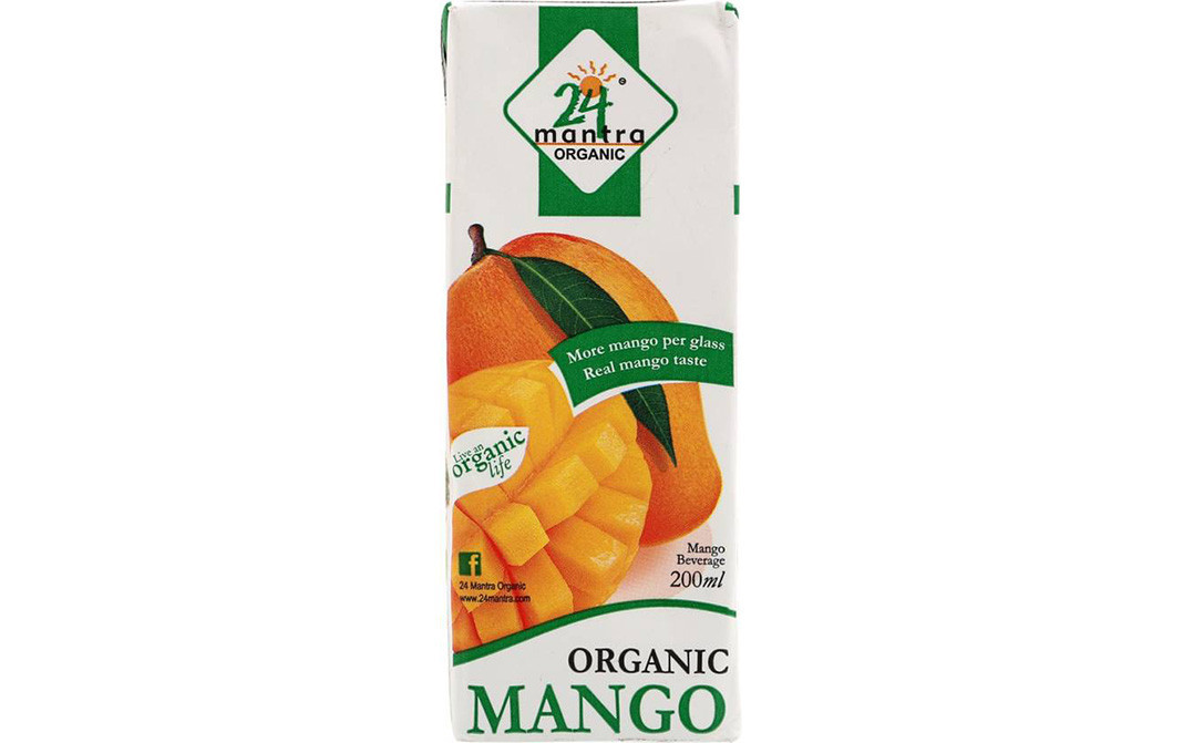 24 Mantra Organic Mango    Tetra Pack  200 millilitre